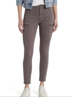 Cosmic Blue Hannah Eco Cargo Women’s Grey Skinny Pant Size 27
